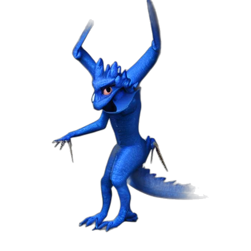 dragon, creature, animal, staff transparent PNG cut-out