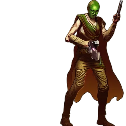 staff, concept art, fantasy art, pixel art, green, earth tones, jedi, knights transparent PNG cut-out