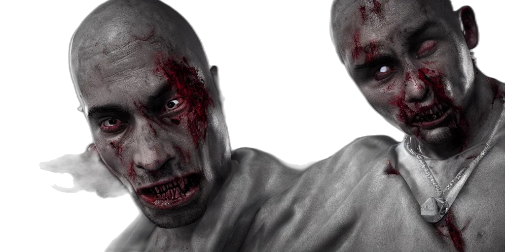 zombie, tupac, angel, unreal transparent PNG cut-out