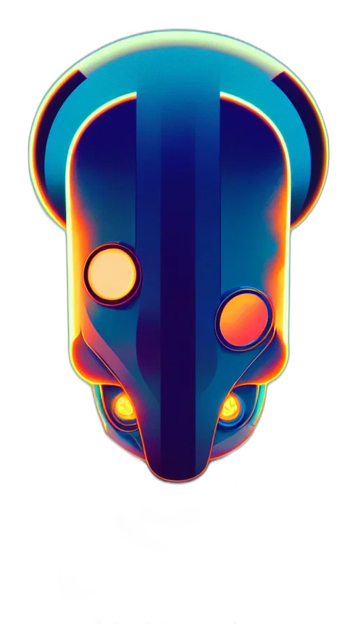 robot, mask, face, umbrella transparent PNG cut-out