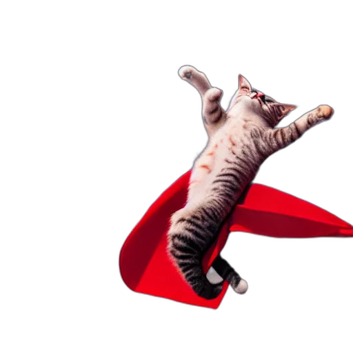 animal, umbrella, staff, cat transparent PNG cut-out