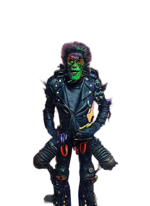 jacket, creature, robot, mask transparent PNG cut-out
