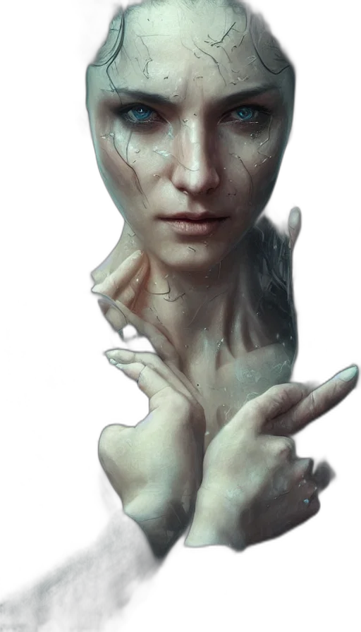 face, creature, mask, robot transparent PNG cut-out
