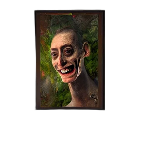 face, creature, mask, staff transparent PNG cut-out