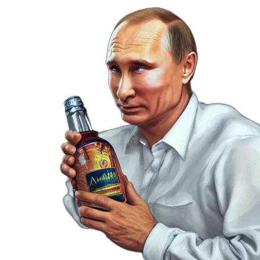 bottle, jacket, pixel art, concept art transparent PNG cut-out