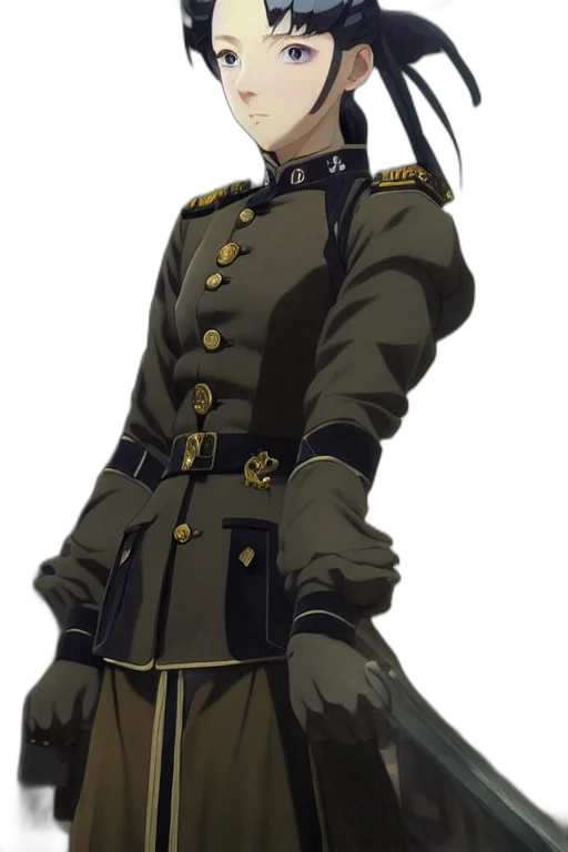 staff, jacket, dress, hat transparent PNG cut-out