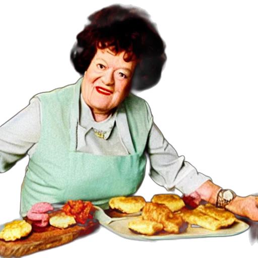 food, julia, child, making transparent PNG cut-out