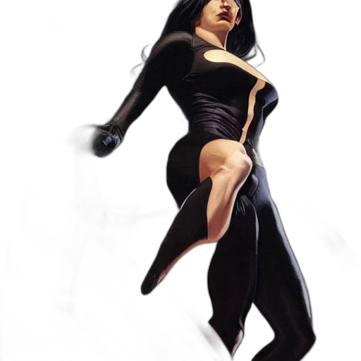 dress, comic book art, concept art, 3d render transparent PNG cut-out