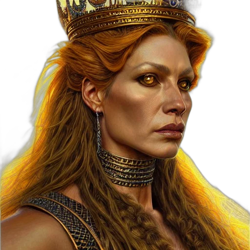crown, jewelry, face, fantasy art transparent PNG cut-out
