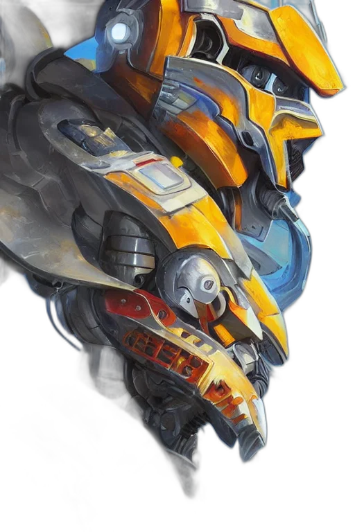 robot, weapon, face, mask transparent PNG cut-out