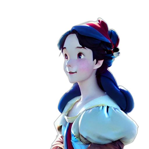 crown, dress, face, staff, 3d render, concept art, fantasy art, photorealistic transparent PNG cut-out