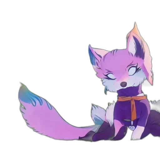 staff, creature, animal, jacket, concept art, pixel art, fantasy art, anime transparent PNG cut-out