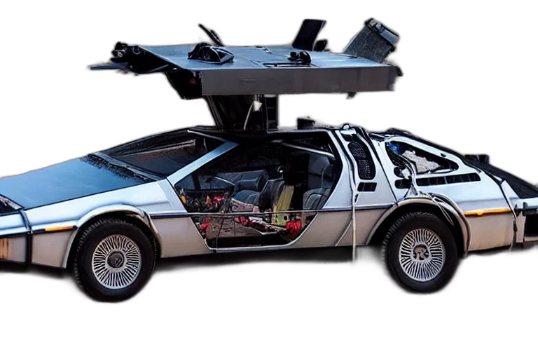 car, robot, concept art, cyberpunk transparent PNG cut-out
