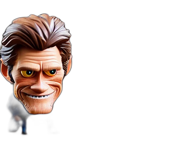 face, 3d render, concept art, cartoon, comic book art, willem, dafoe, figurine transparent PNG cut-out