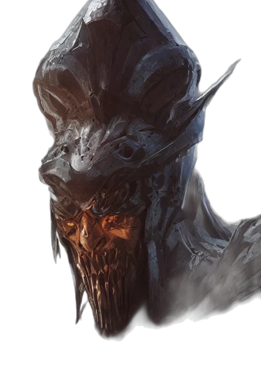 mask, face, creature, dragon transparent PNG cut-out