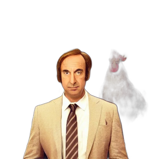 animal, creature, face, jacket, pixel art, photorealistic, cartoon, concept art transparent PNG cut-out