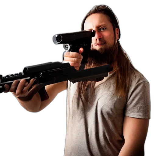weapon, staff, sword, hair, default, guest, profile, picture transparent PNG cut-out