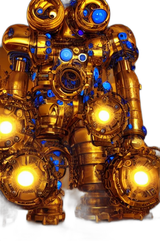 robot, weapon, jewelry, sword, concept art, 3d render, cyberpunk, fantasy art transparent PNG cut-out
