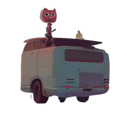 car, robot, staff, animal, concept art, 3d render, cartoon, pixel art transparent PNG cut-out