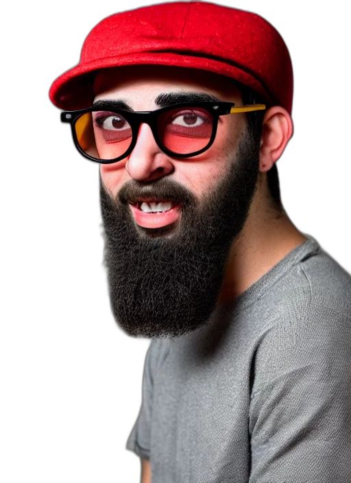 face, hat, mask, creature transparent PNG cut-out