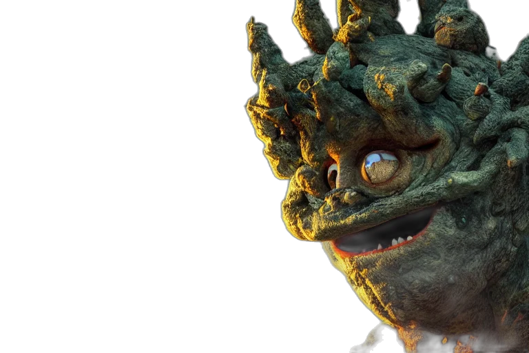 dragon, creature, mask, face transparent PNG cut-out