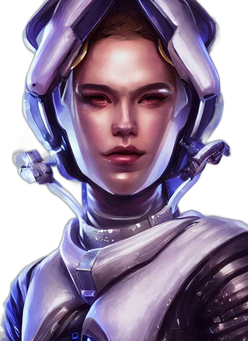 robot, face, staff, mask, cyberpunk, concept art, comic book art, fantasy art transparent PNG cut-out