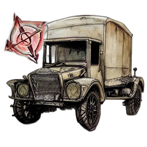 car, concept art, photorealistic, watercolor, beautiful, aesthetic, inspirational, masterful transparent PNG cut-out