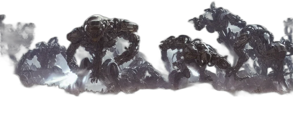 hair, creature, dragon, crown, concept art, 3d render, underwater, outer space transparent PNG cut-out