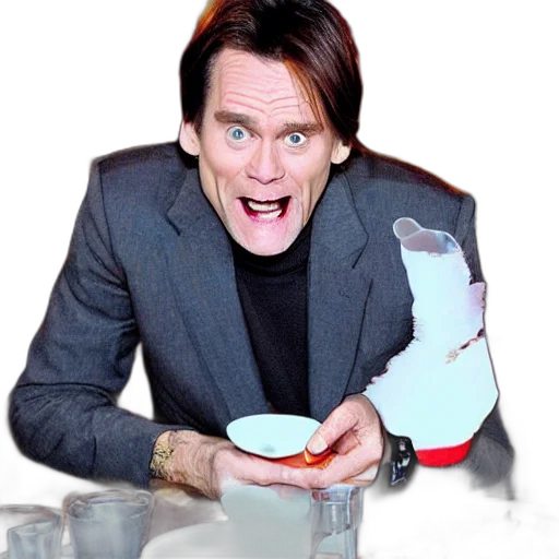 creature, food, bottle, face, jim, carrey, eats, big transparent PNG cut-out