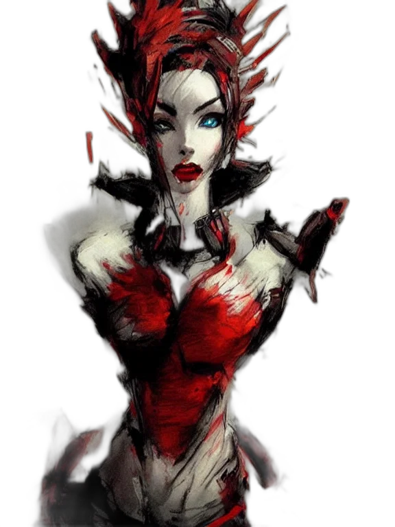 dress, concept art, fantasy art, comic book art transparent PNG cut-out