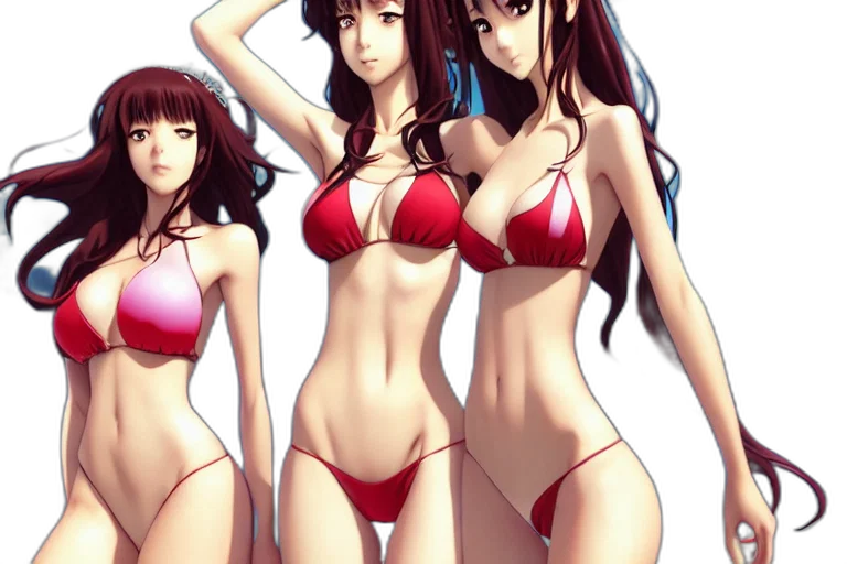 anime, concept art, photorealistic, 3d render transparent PNG cut-out
