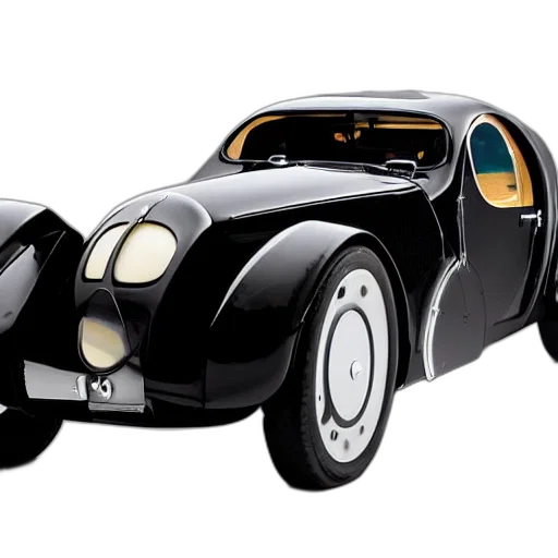 car, 3d render, concept art, photorealistic, bugatti, type, atlantic, concept transparent PNG cut-out