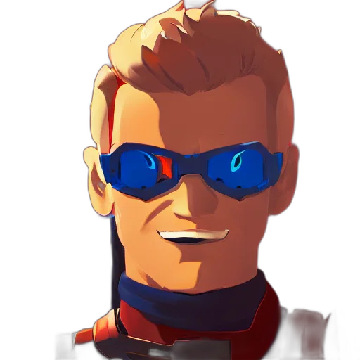 face, robot, staff, jacket transparent PNG cut-out