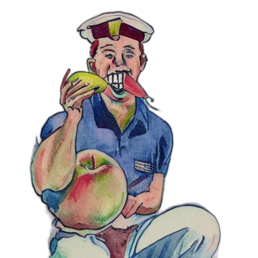 staff, food, watercolor, concept art, cartoon, photorealistic, old, tattoo transparent PNG cut-out