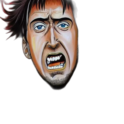 face, mask, creature, jacket transparent PNG cut-out