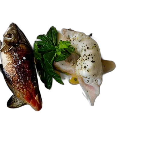 food, animal, photorealistic, 3d render transparent PNG cut-out