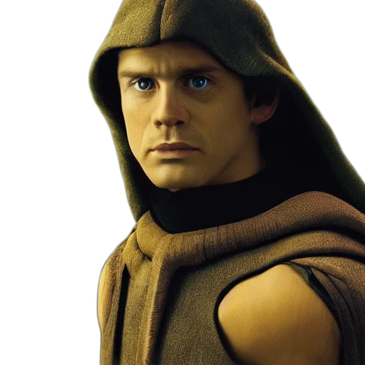 face, staff, photorealistic, fantasy art, concept art, bananakin, skywalker transparent PNG cut-out