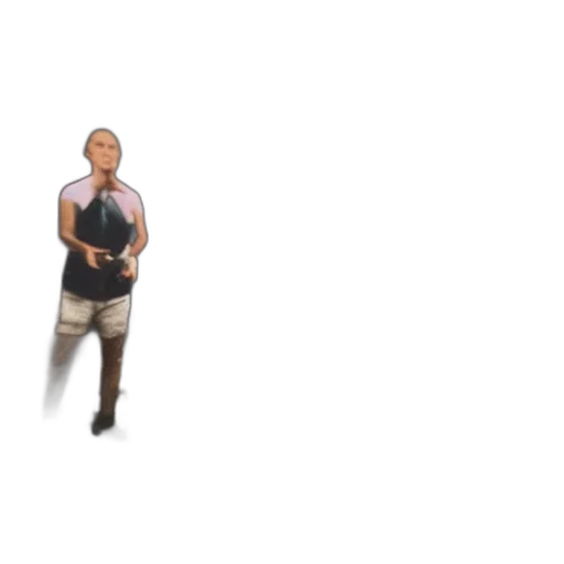 jacket, staff, creature, dress transparent PNG cut-out