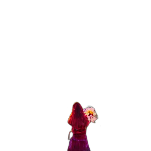 dress, jacket, hair, creature transparent PNG cut-out