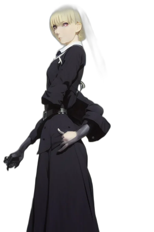 dress, staff, concept art, anime transparent PNG cut-out