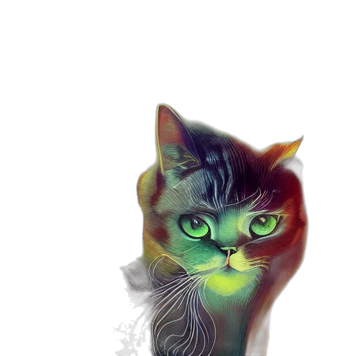 creature, animal, face, fantasy art transparent PNG cut-out