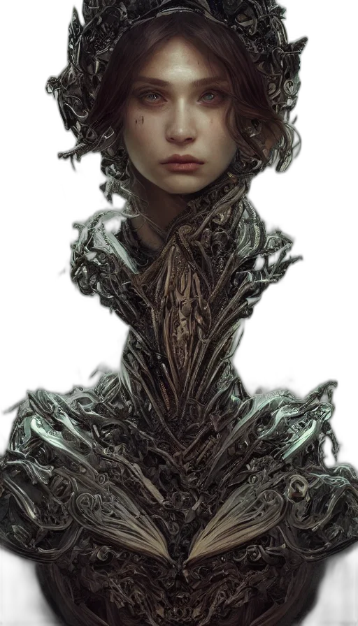 crown, face, hair, creature transparent PNG cut-out