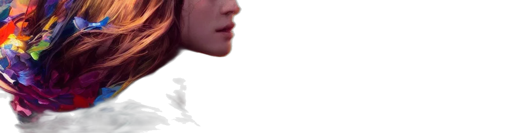 face, robot, mask, hair, photorealistic, 3d render, concept art, pixel art transparent PNG cut-out