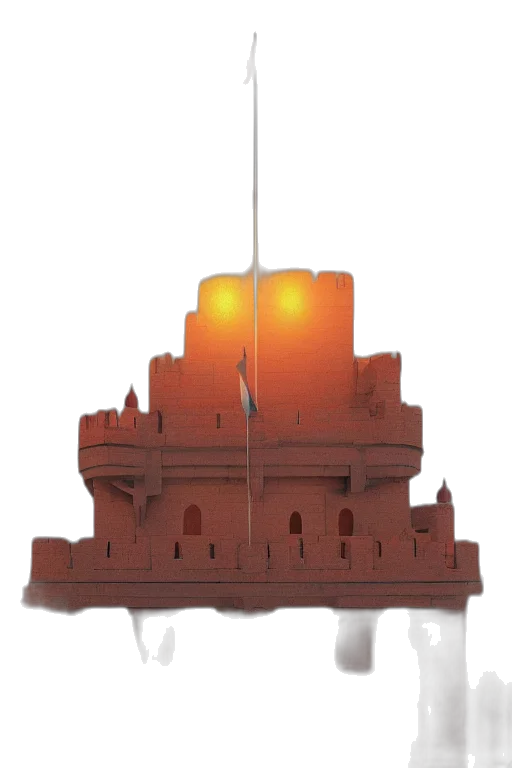 crown, building, staff, sword, concept art, 3d render, pixel art, fantasy art transparent PNG cut-out