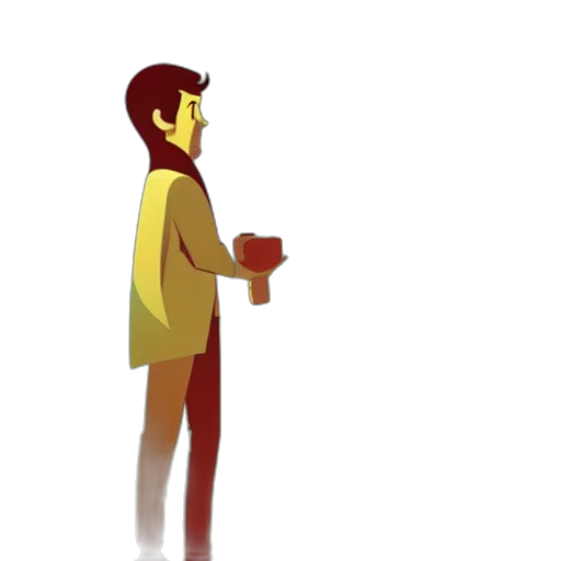 staff, jacket, robot, face transparent PNG cut-out