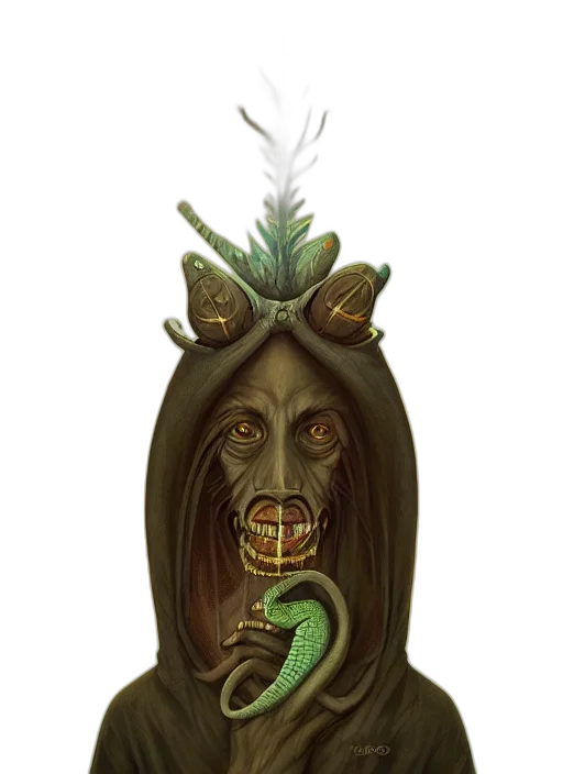 crown, creature, mask, bottle transparent PNG cut-out