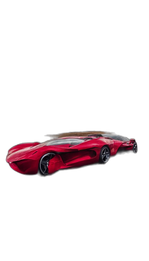 car, weapon, shoes, 3d render transparent PNG cut-out