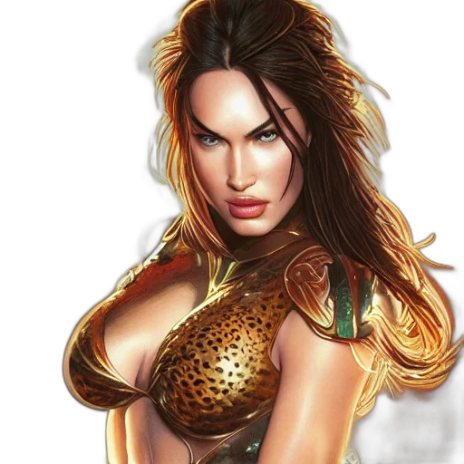 fantasy art, comic book art, photorealistic, concept art transparent PNG cut-out