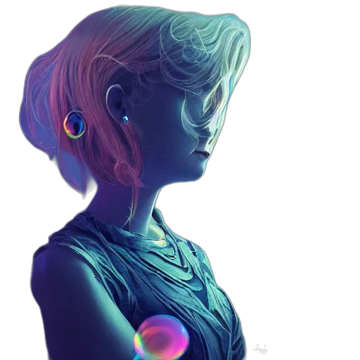 dress, jewelry, face, crown transparent PNG cut-out