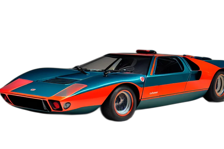 car, 3d render, concept art, photorealistic, designed, giorgetto, giugiaro, stylized transparent PNG cut-out